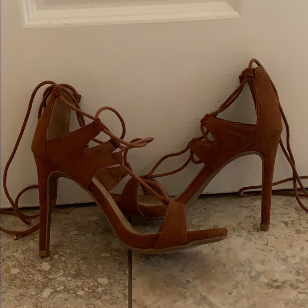 Brown heels
